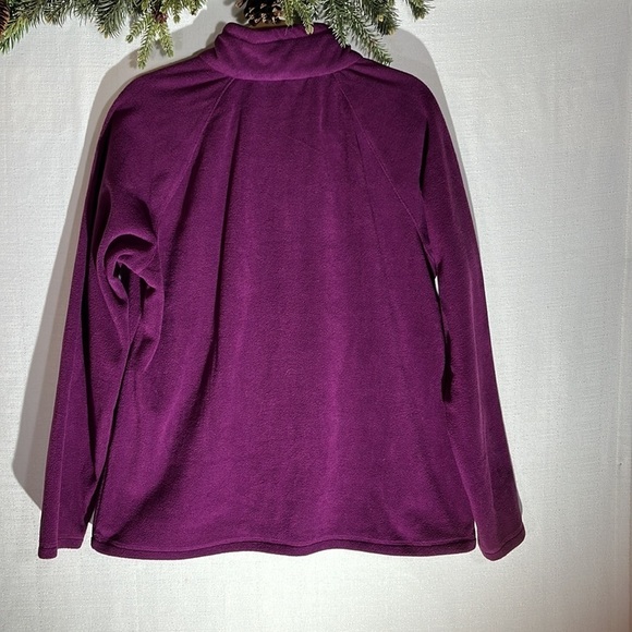 𝅺cabela’s purple fleece 1/4 zip, size XLTG, in very good condition - Picture 3 of 5
